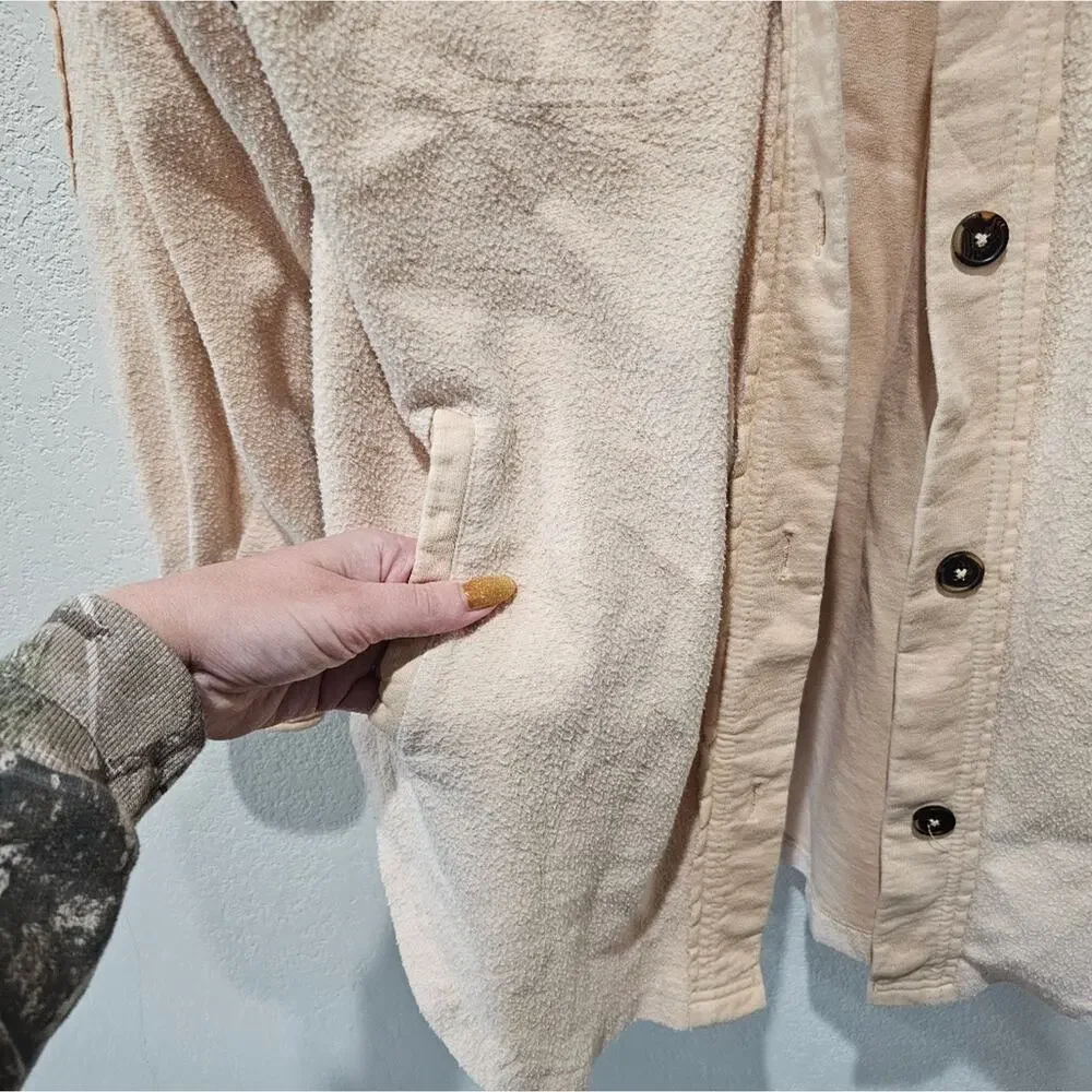 Free People Ruby Shacket jacket in the 'sweetheart sunrise'